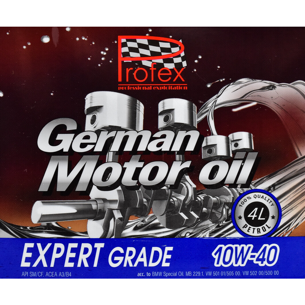 Моторное масло Profex Expert Grade 10W-40 4 л на Mercedes T2