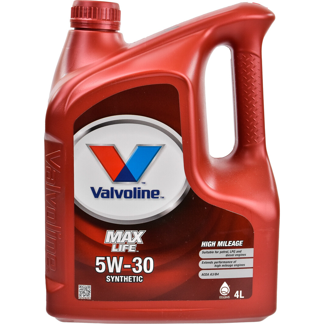 Моторна олива Valvoline MaxLife 5W-30 4 л на Iveco Daily IV