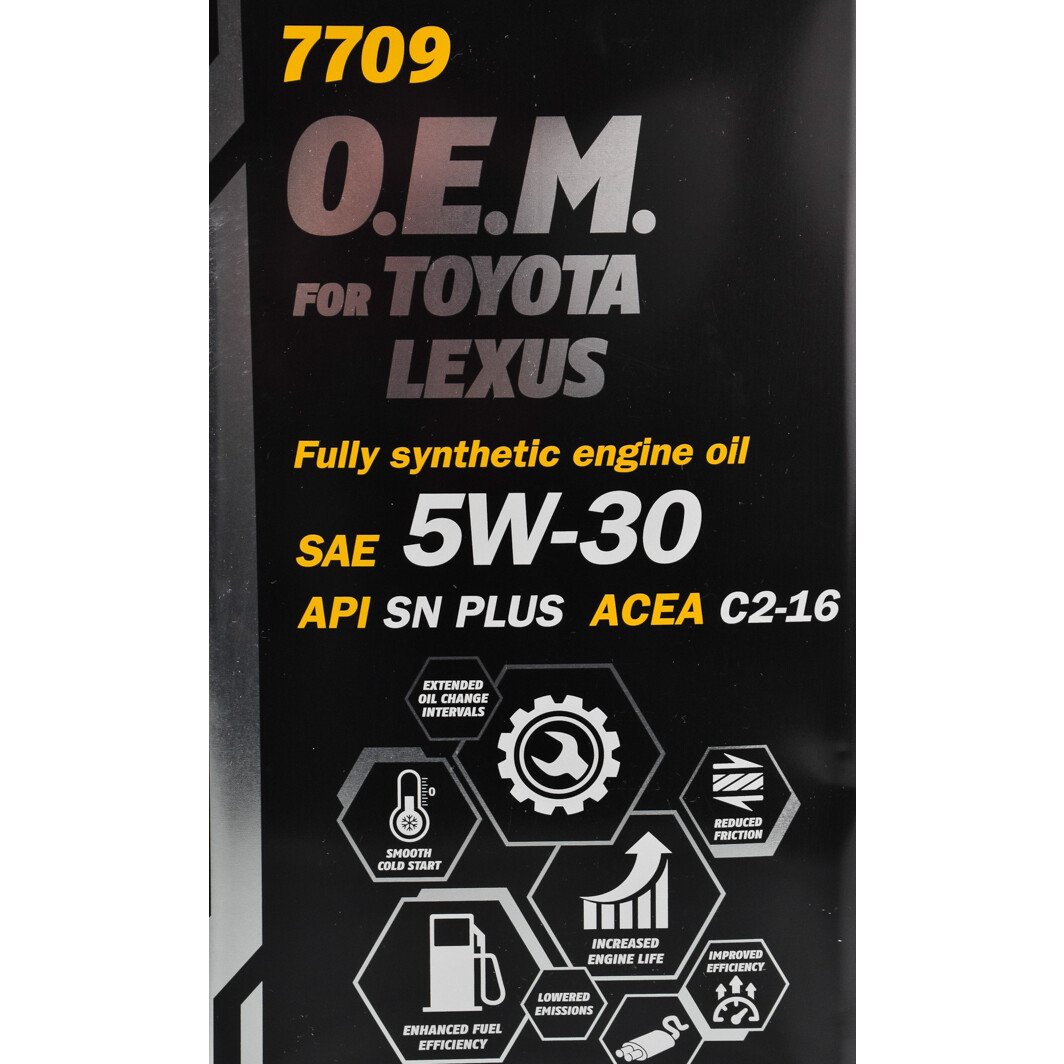 Моторна олива Mannol O.E.M. For Toyota Lexus (Metal) 5W-30 4 л на Chevrolet Kalos