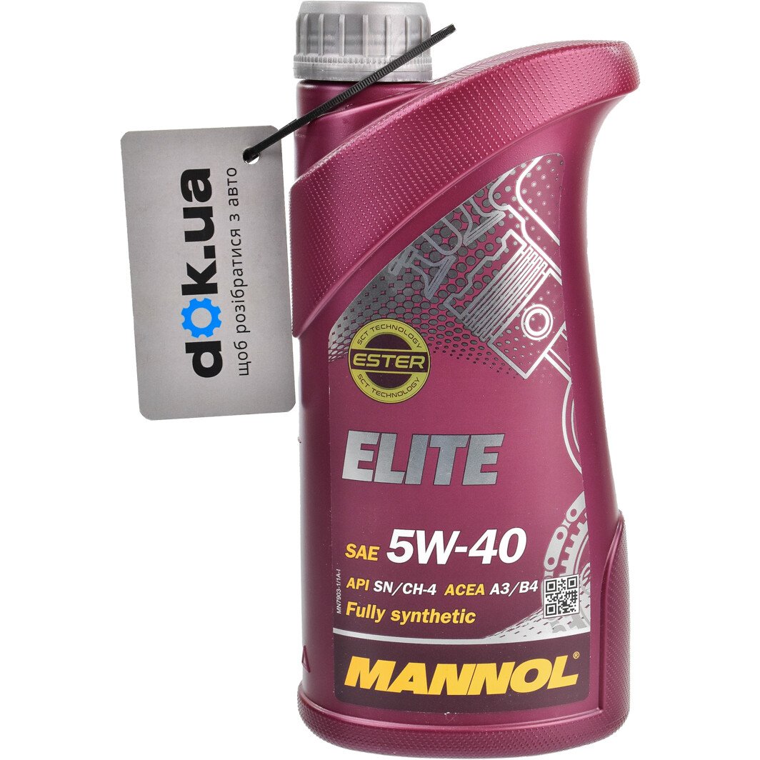 Моторное масло Mannol Elite 5W-40 1 л на Mazda MX-5