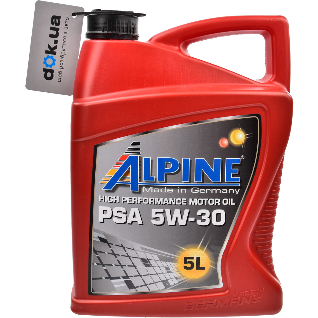 Моторное масло Alpine PSA 5W-30 5 л на Fiat Cinquecento