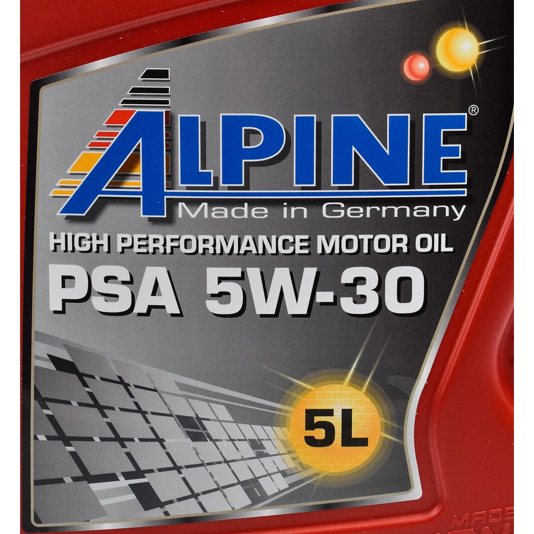 Моторна олива Alpine PSA 5W-30 5 л на Toyota Previa