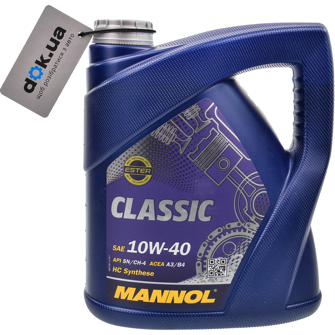 Моторна олива Mannol Classic 10W-40 4 л на SAAB 900