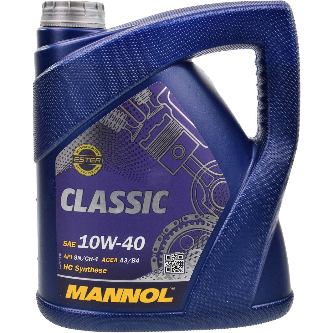 Моторное масло Mannol Classic 10W-40 4 л на Chevrolet Matiz