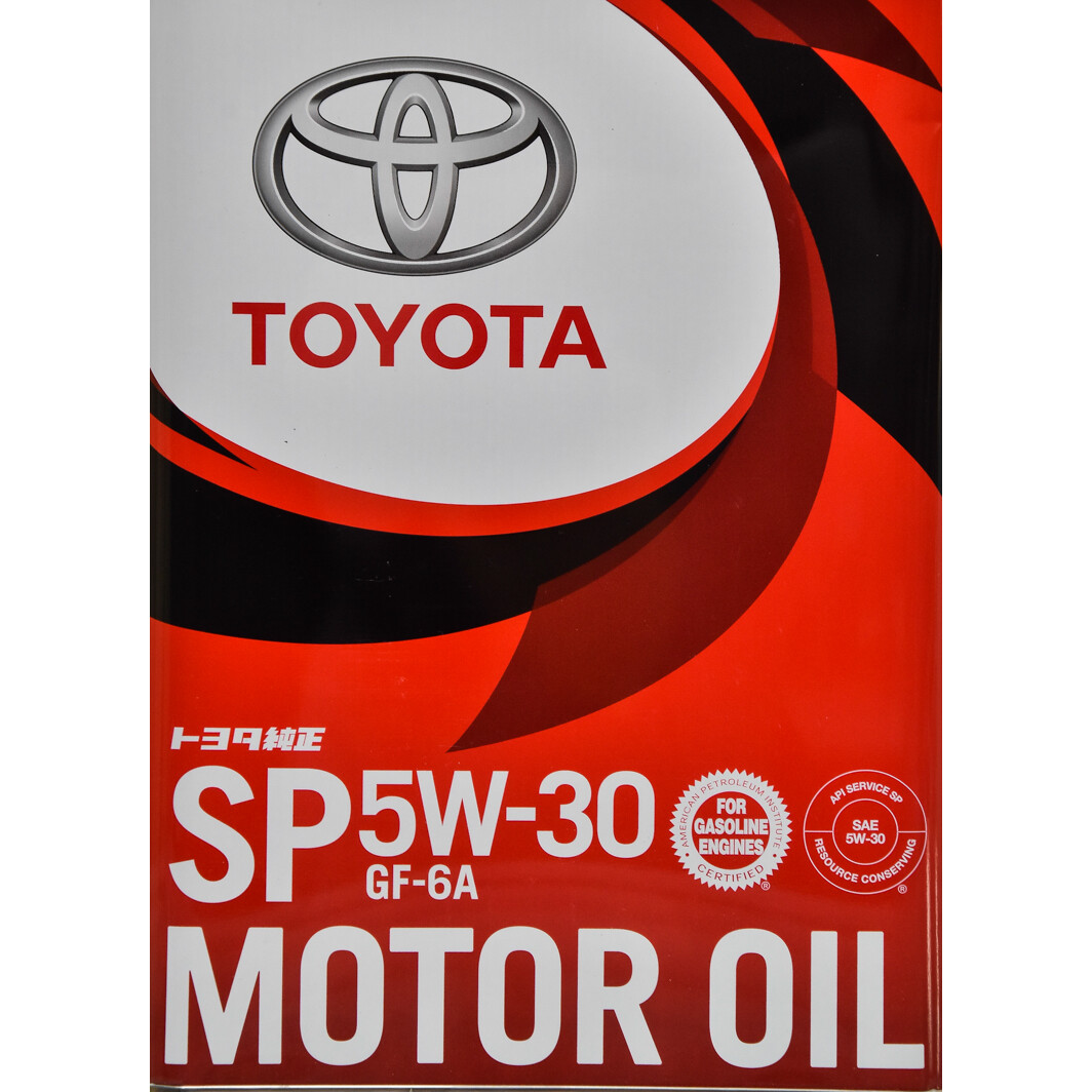 Моторное масло Toyota SP/GF-6A 5W-30 4 л на Toyota RAV4