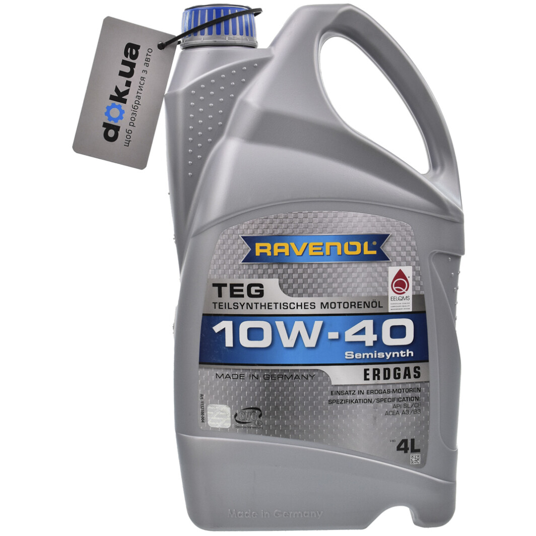 Ravenol TEG 10W-40 (4 л) моторное масло 4 л