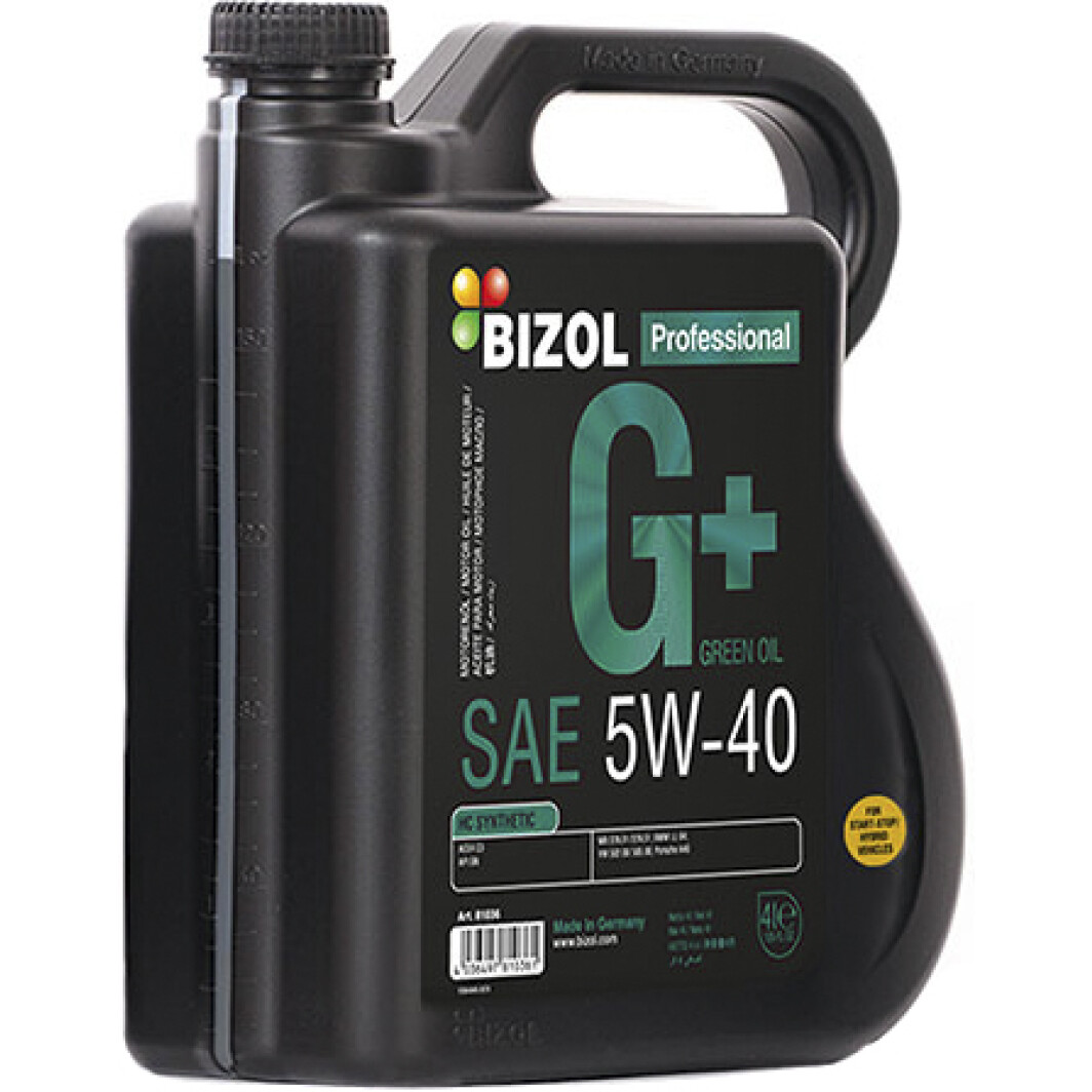 Моторное масло Bizol Green Oil+ 5W-40 4 л на Chevrolet Zafira