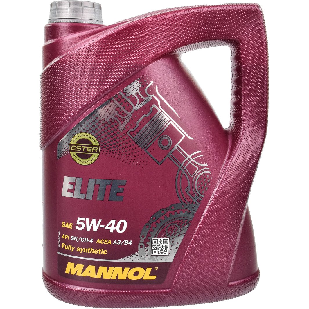 Моторна олива Mannol Elite 5W-40 5 л на Chevrolet Zafira
