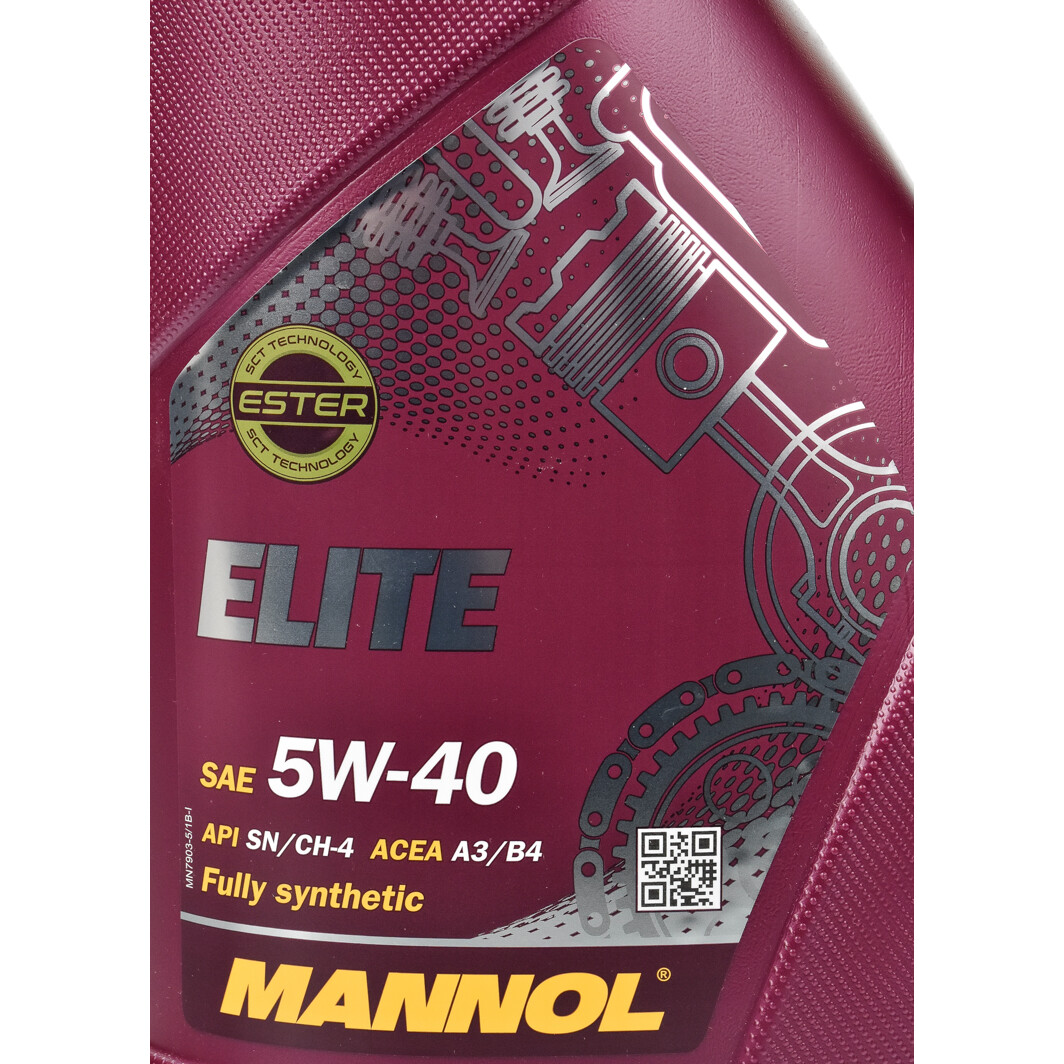 Моторное масло Mannol Elite 5W-40 5 л на Ford Fusion