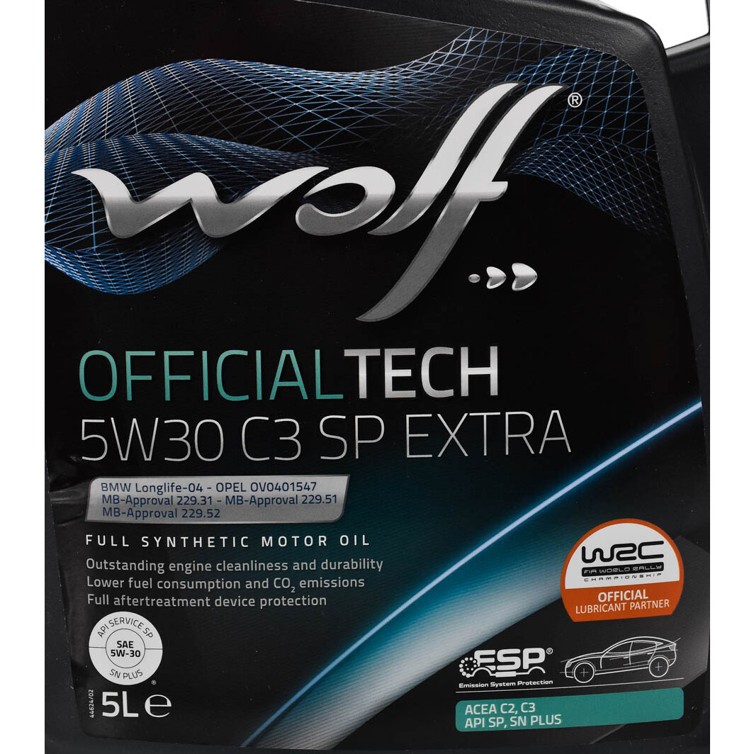 Моторна олива Wolf Officialtech C3 SP Extra 5W-30 5 л на Alfa Romeo 155