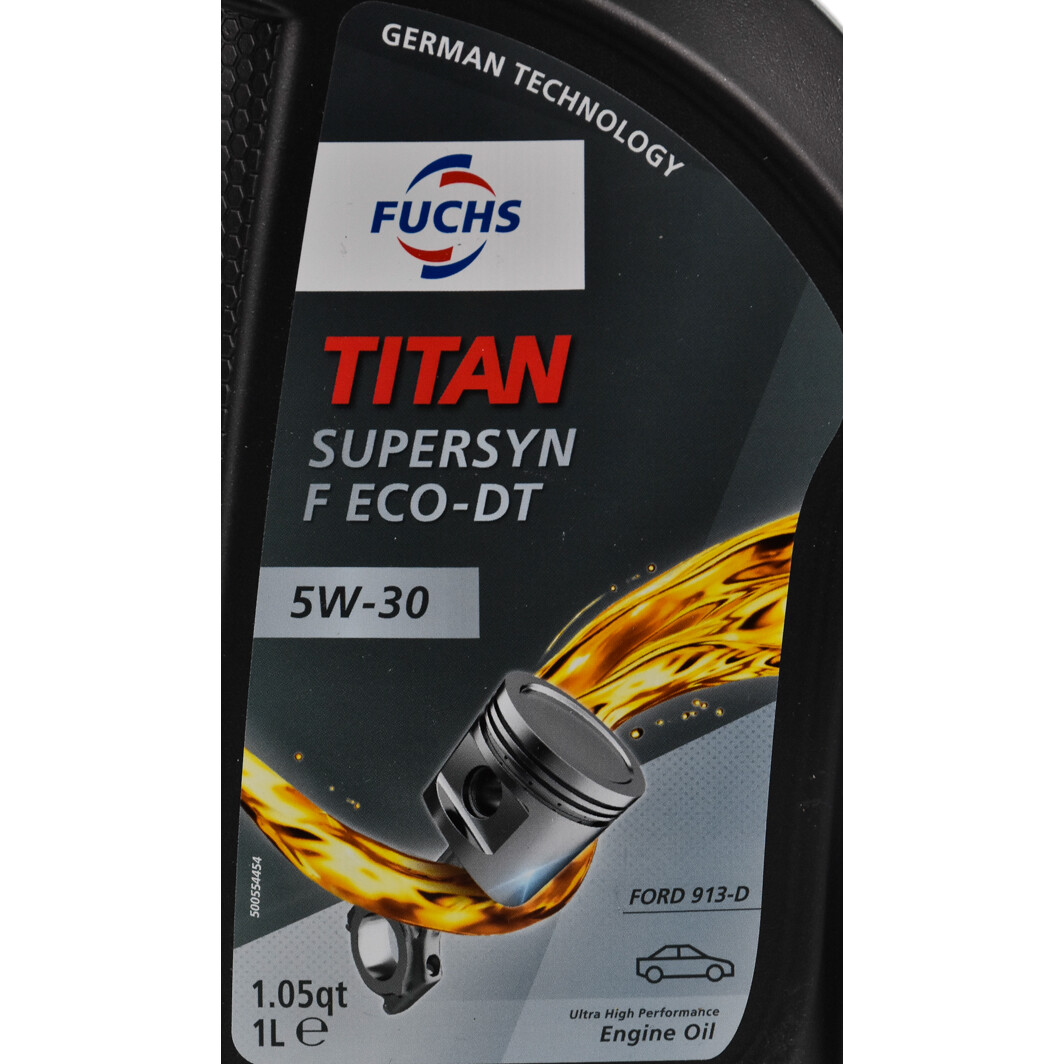 Моторное масло Fuchs Titan Supersyn F-Eco DT 5W-30 для Mazda MX-5 1 л на Mazda MX-5