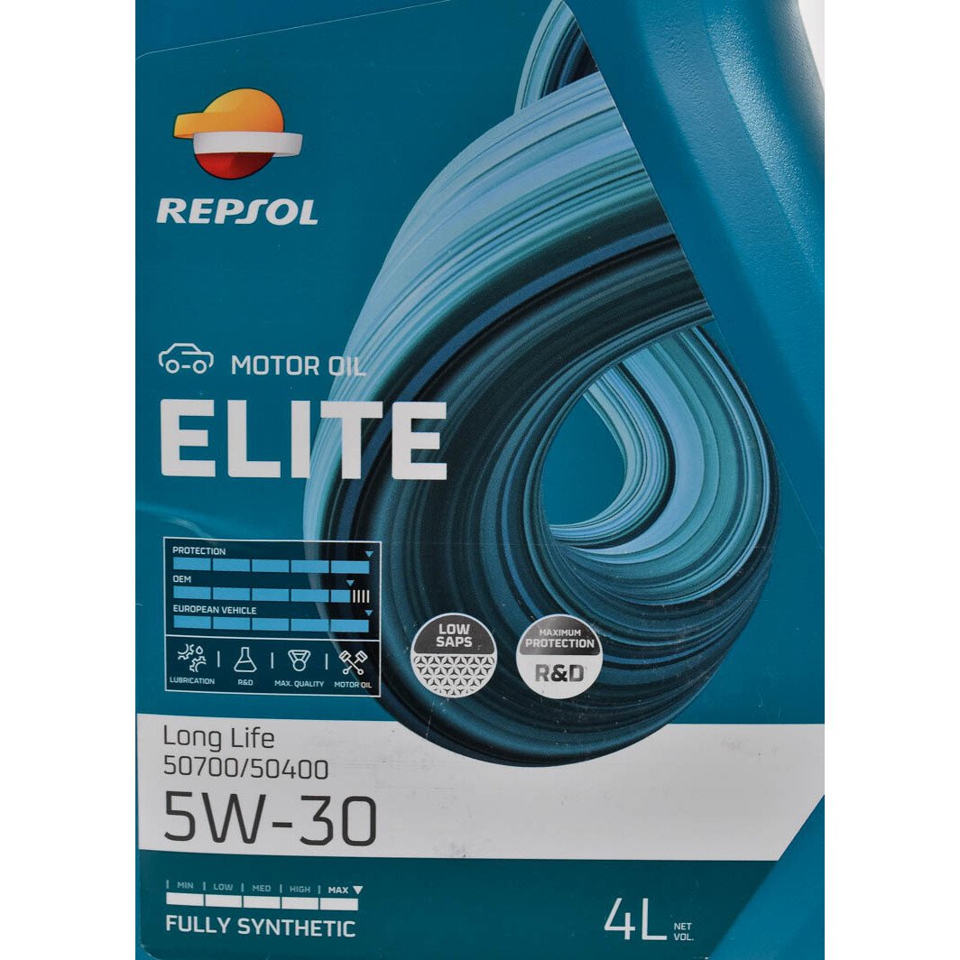 Моторное масло Repsol Elite Long Life 50700/50400 5W-30 4 л на Iveco Daily IV
