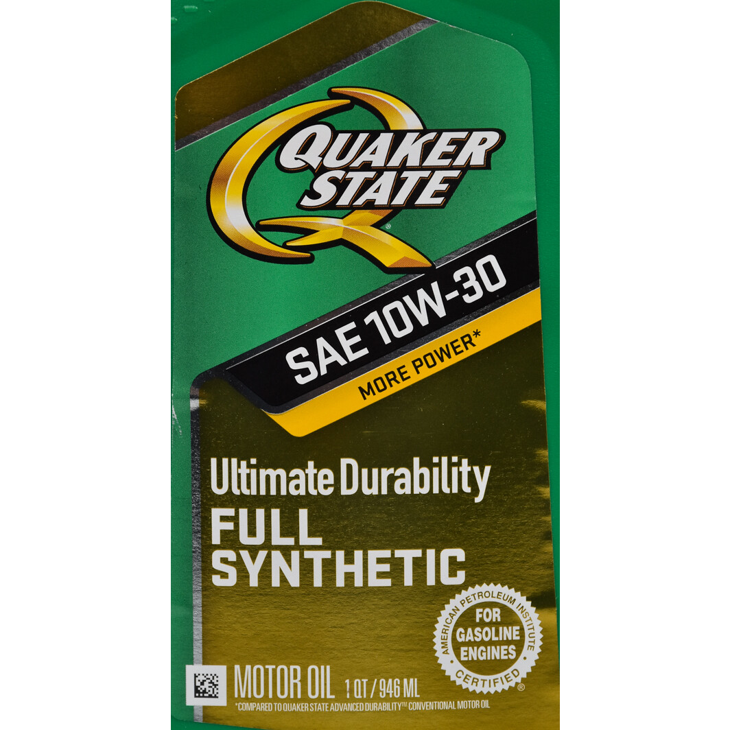 Моторна олива QUAKER STATE Full Synthetic 10W-30 на Ford Orion