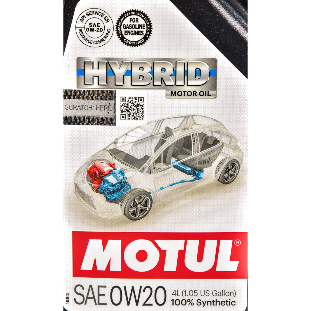 Моторное масло Motul Hybrid 0W-20 4 л на Peugeot 407