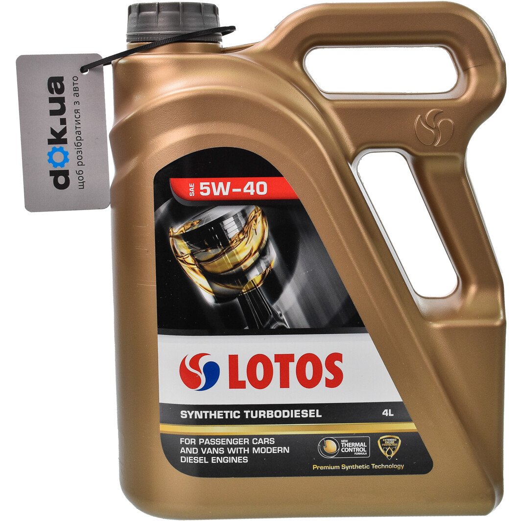 Моторна олива LOTOS Synthetic Turbodiesel 5W-40 4 л на Citroen C6