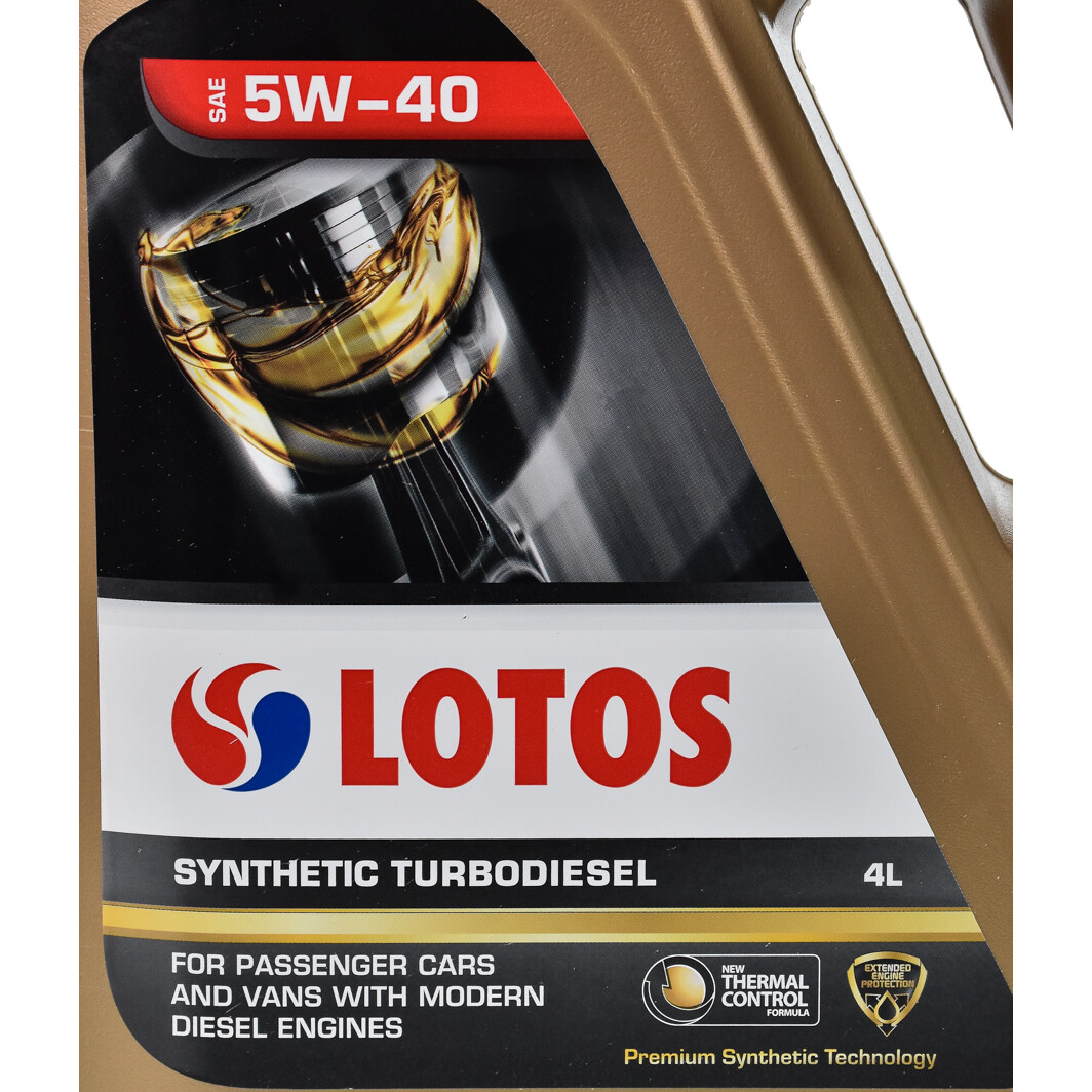 Моторна олива LOTOS Synthetic Turbodiesel 5W-40 4 л на Citroen C6