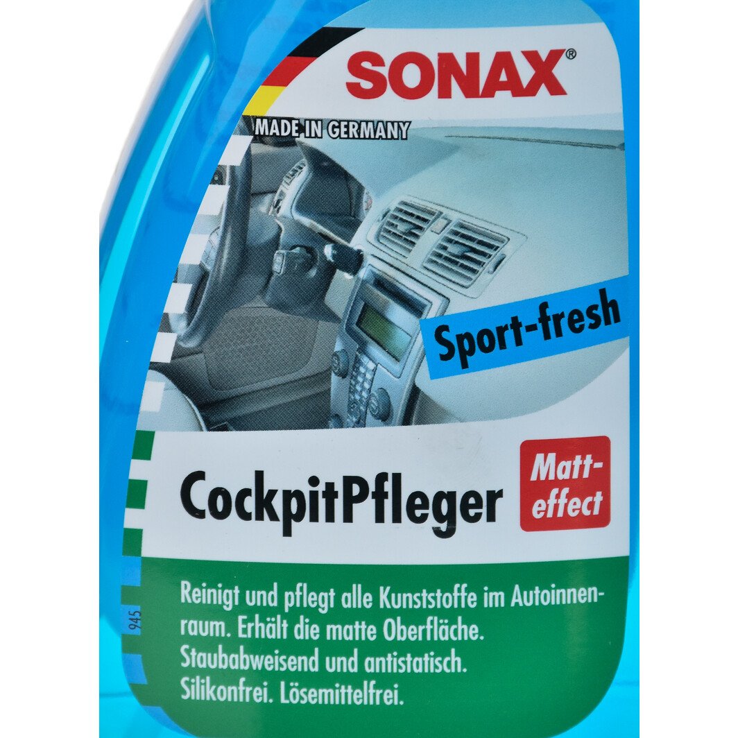 Поліроль для салону Sonax Cockpit Pfleger sport fresh 500 мл