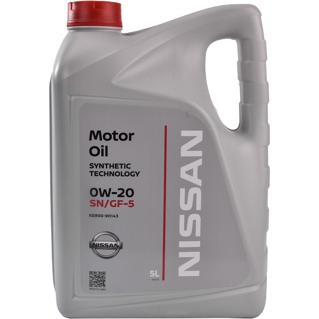 Моторное масло Nissan Motor Oil SN/GF-5 0W-20 5 л на Volkswagen Taro