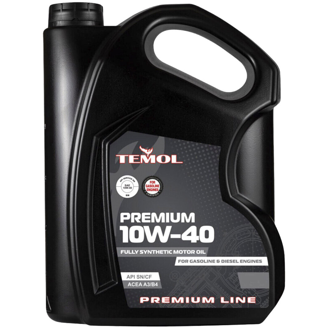 Моторное масло TEMOL Premium 10W-40 5 л на Chevrolet Evanda