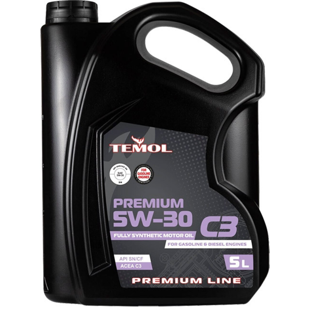 Моторное масло TEMOL Premium C3 5W-30 5 л на Fiat Cinquecento