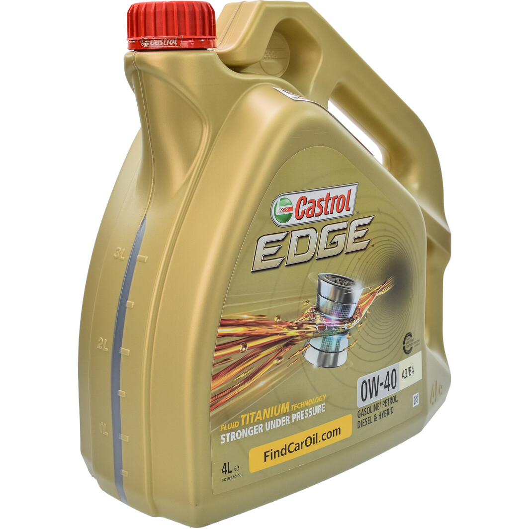 Моторна олива Castrol EDGE A3/B4 0W-40 4 л на Dodge Dart