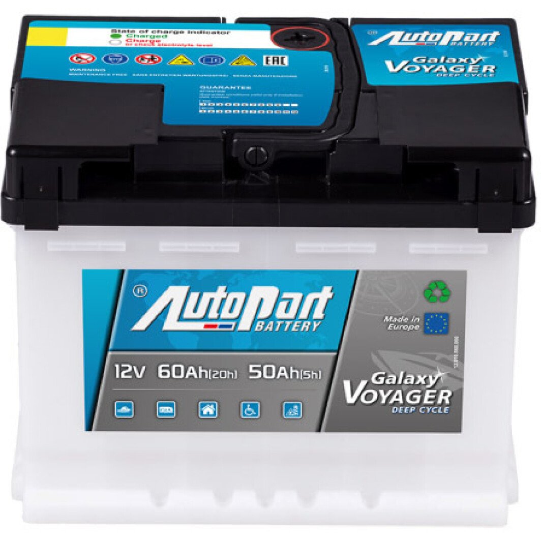 Тяговый аккумулятор AutoParts Galaxy Voyager ARL060-V00 60 Ач 12 V