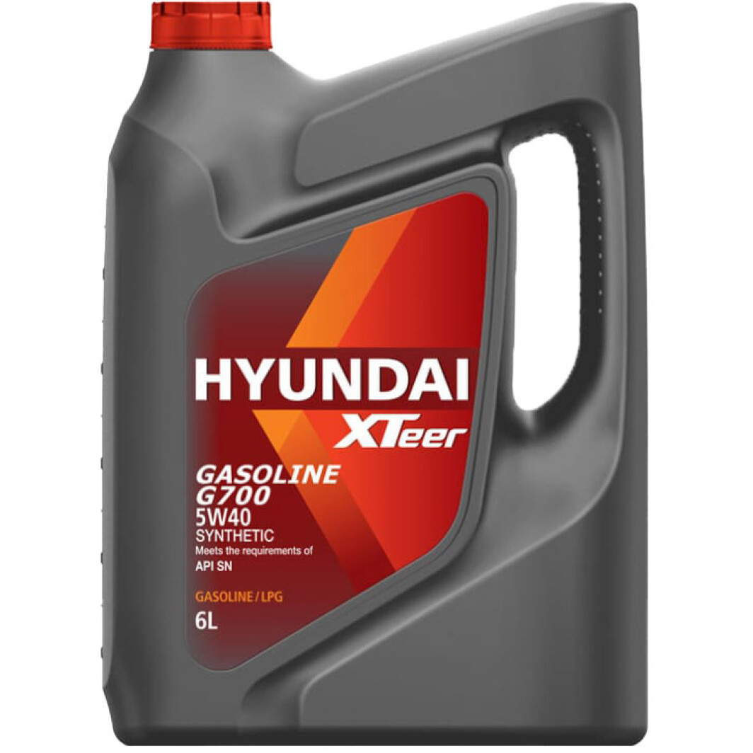 Моторна олива Hyundai XTeer Gasoline G700 5W-40 6 л на Chevrolet Astra