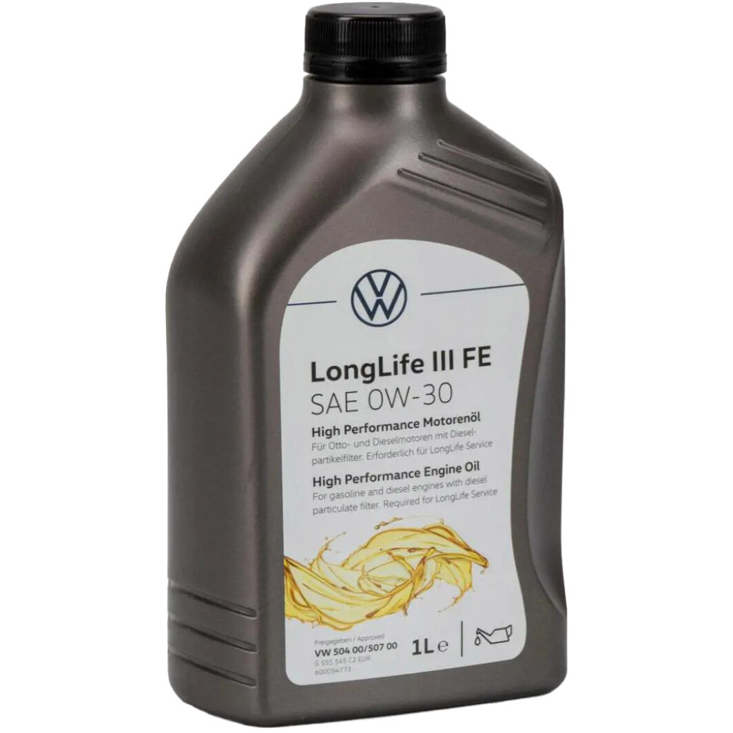 Моторное масло VAG LongLife III FE (High Performance) 0W-30 на Hyundai Stellar