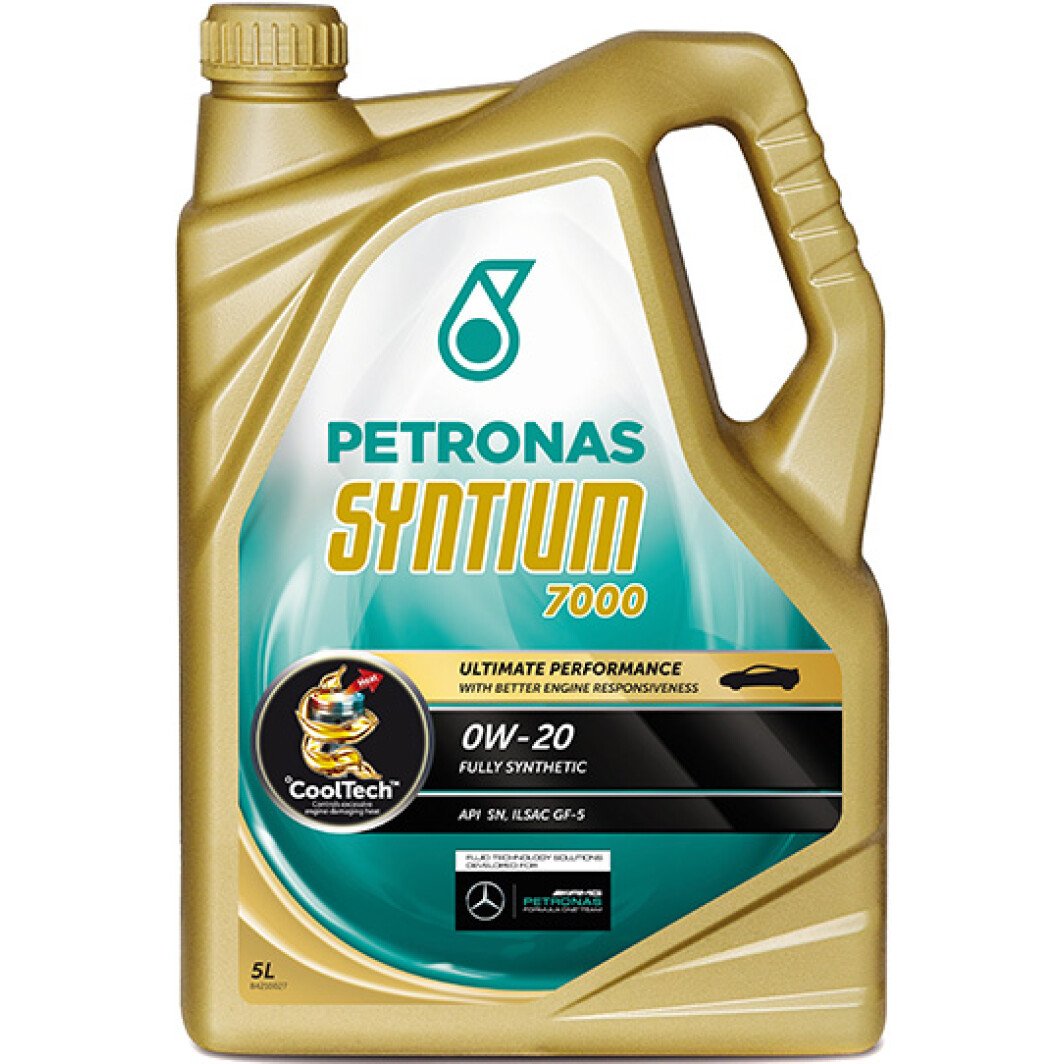 Моторна олива Petronas Syntium 7000 0W-20 5 л на Ford B-Max