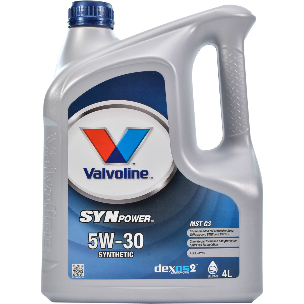 Моторна олива Valvoline SynPower MST C3 5W-30 4 л на SAAB 900