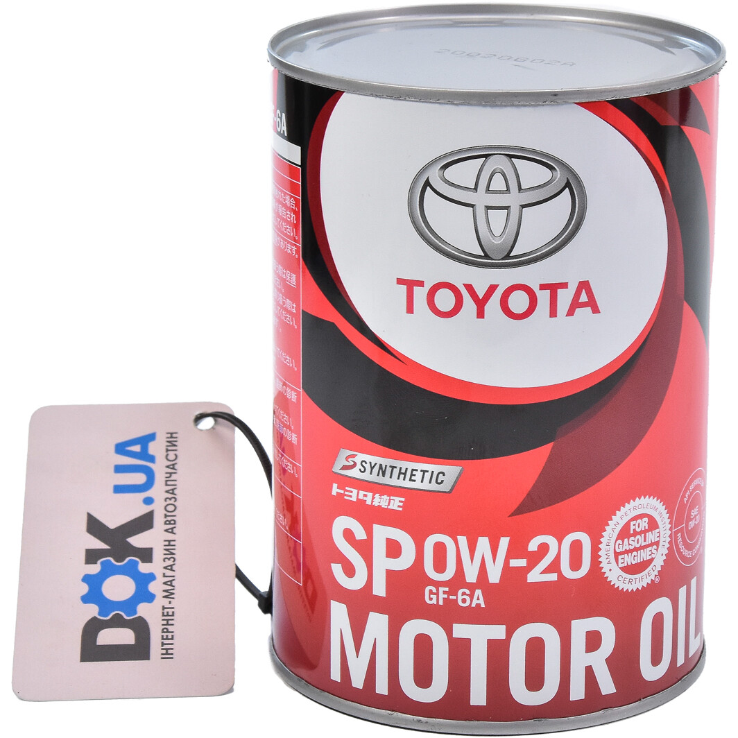 Моторна олива Toyota SP 0W-20 1 л на Chevrolet Matiz