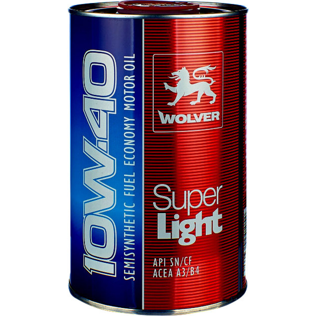 Моторное масло Wolver Super Light 10W-40 1 л на Chevrolet Epica