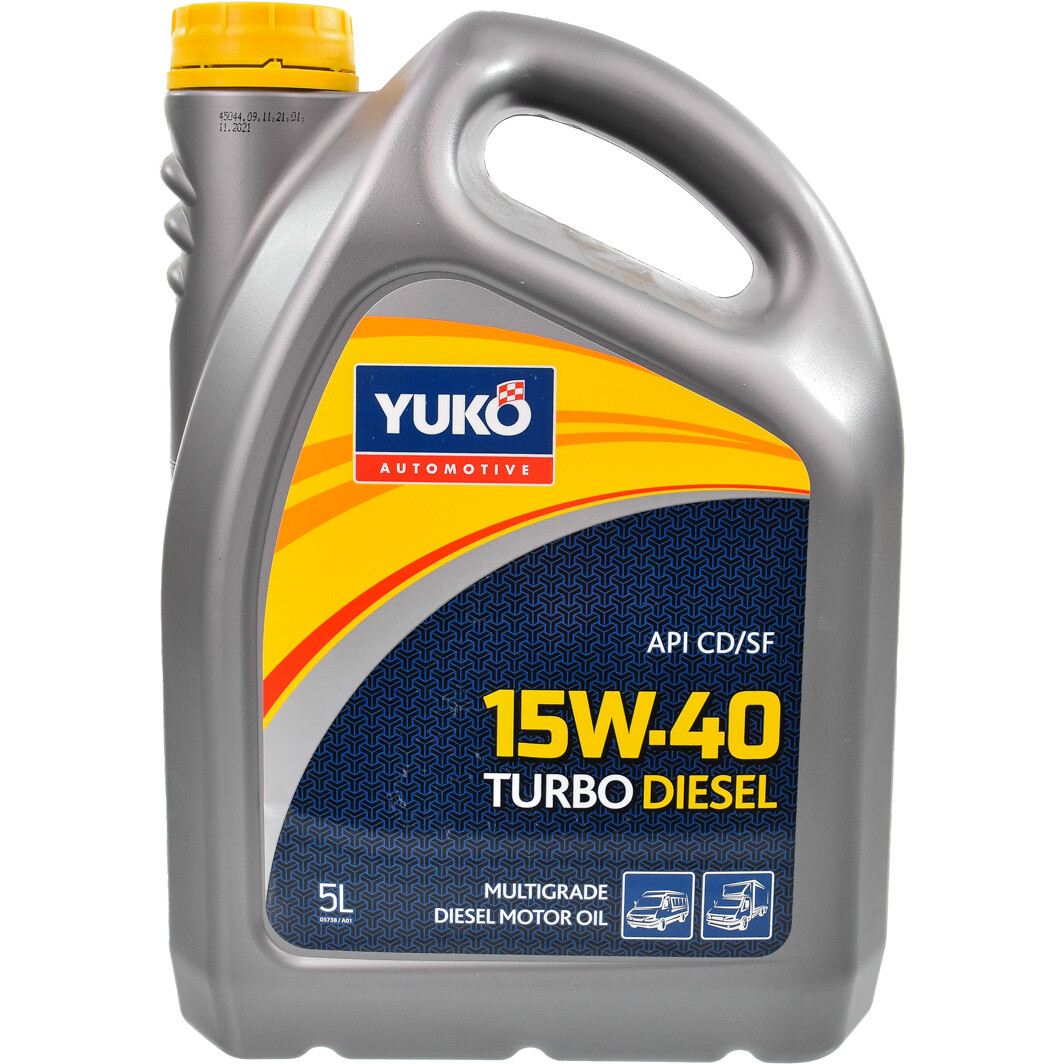 Моторна олива Yuko Turbo Diesel 15W-40 5 л на Peugeot 405