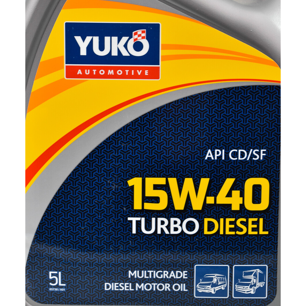 Моторное масло Yuko Turbo Diesel 15W-40 5 л на Peugeot 4007