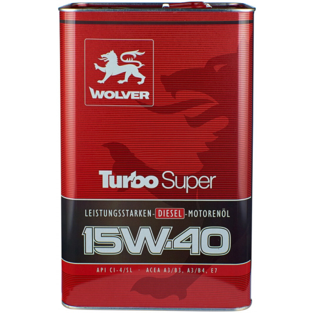 Моторное масло Wolver Turbo Super 15W-40 4 л на Hyundai i40