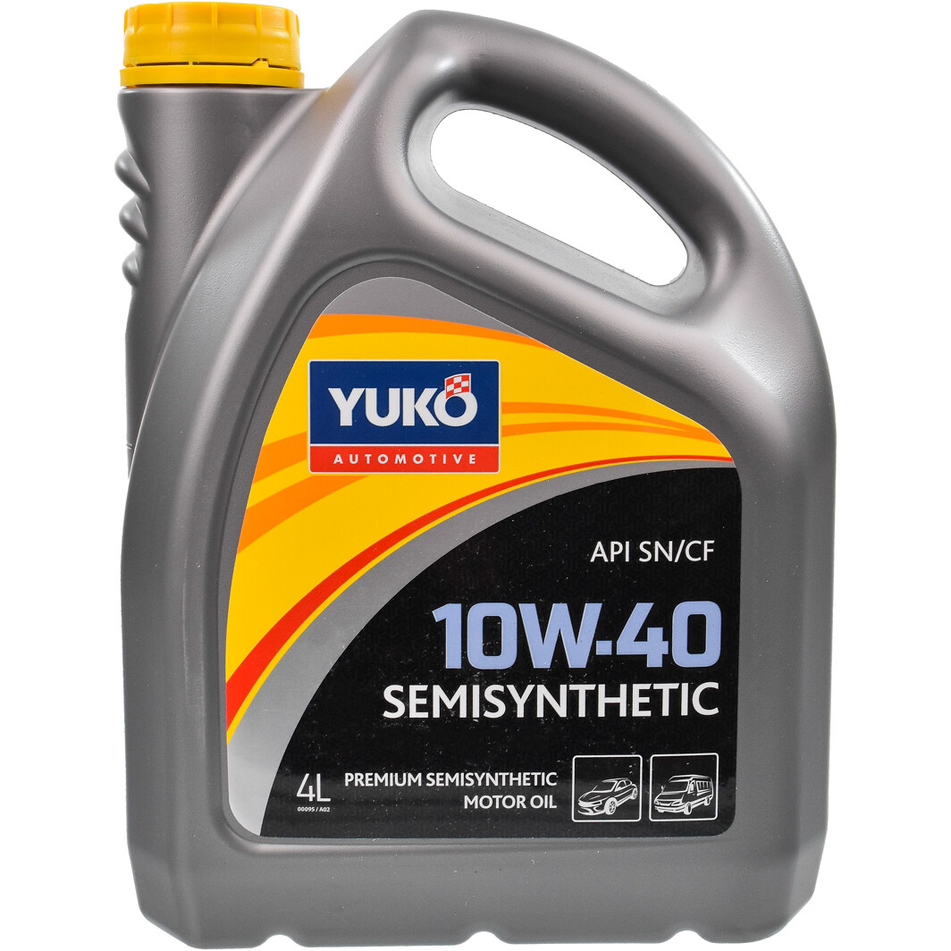 Моторна олива Yuko Semisynthetic 10W-40 4 л на Peugeot 605