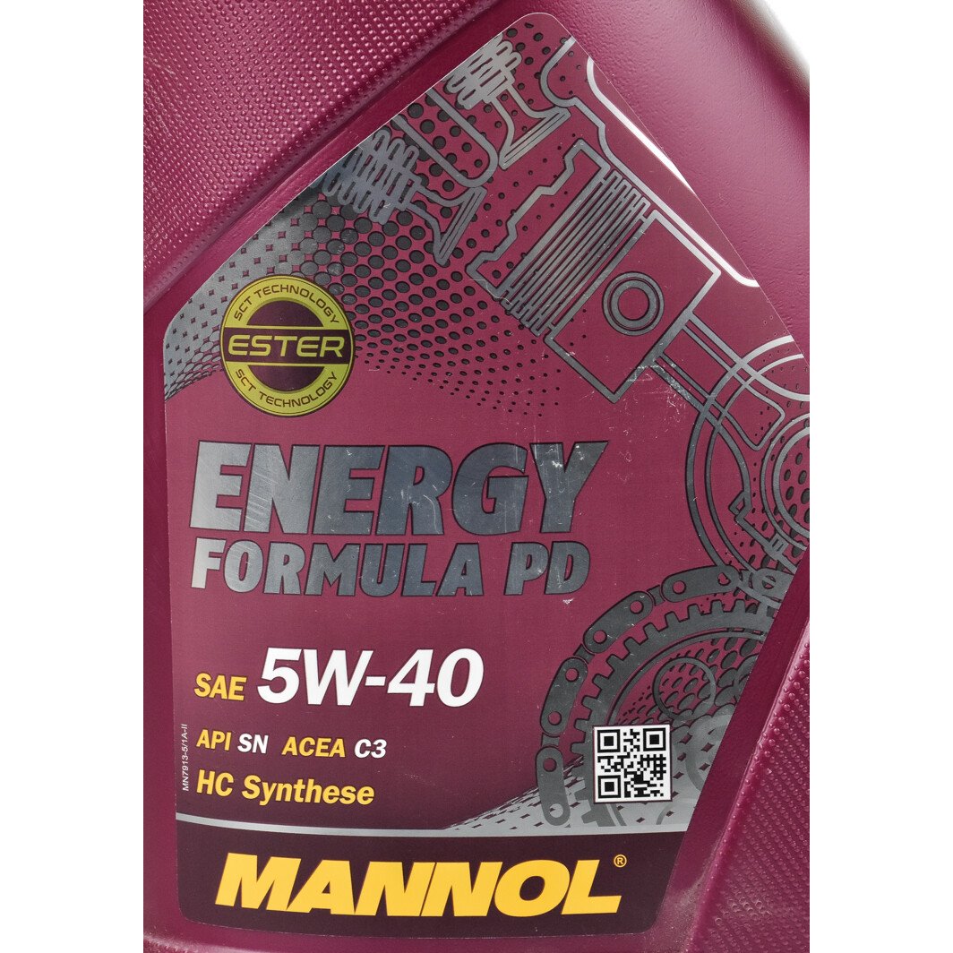 Моторна олива Mannol Energy Formula PD 5W-40 5 л на Audi 80