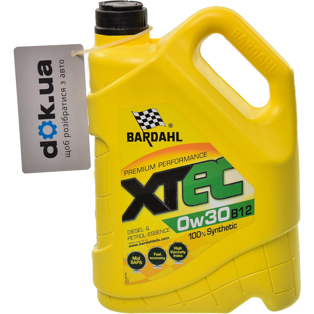 Моторное масло Bardahl XTEC B12 0W-30 5 л на Hyundai Tucson