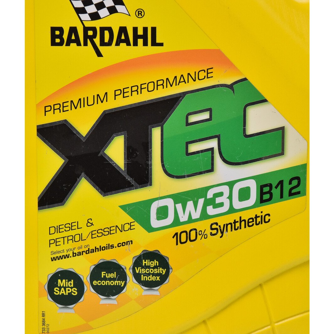 Моторное масло Bardahl XTEC B12 0W-30 5 л на Dodge Caliber