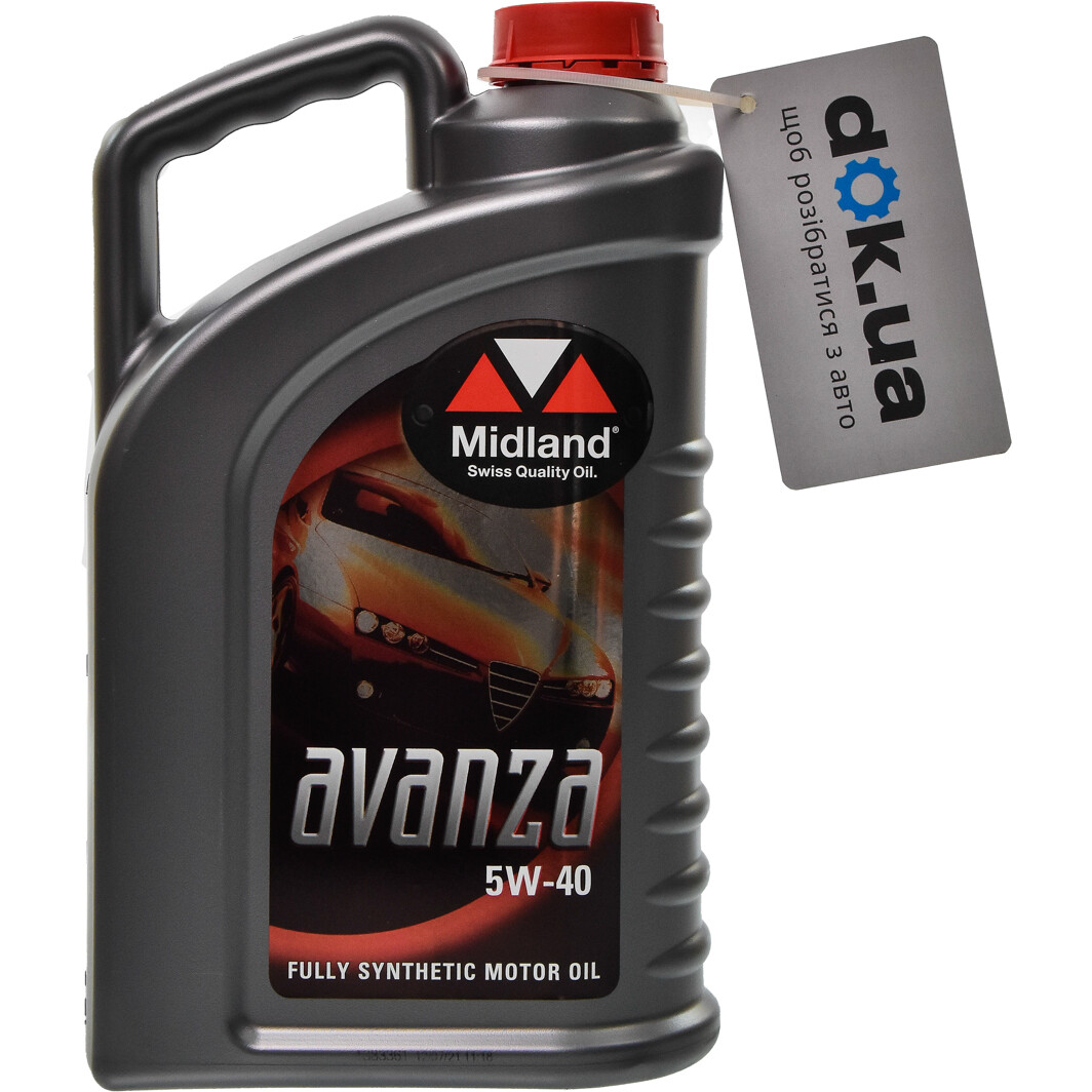 Моторна олива Midland Avanza 5W-40 4 л на Volvo XC70