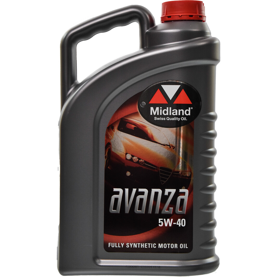 Моторна олива Midland Avanza 5W-40 4 л на Toyota Aristo
