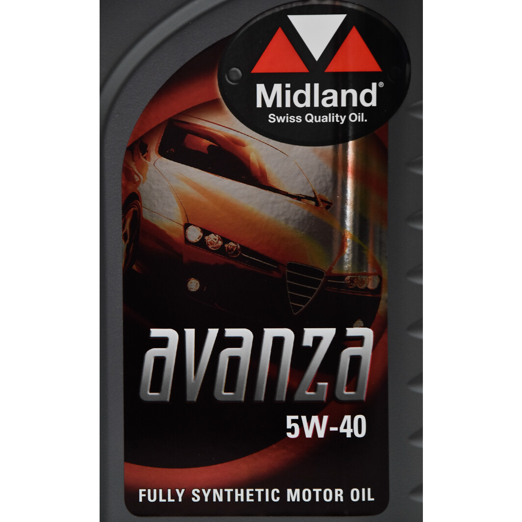 Моторна олива Midland Avanza 5W-40 4 л на Toyota Aristo