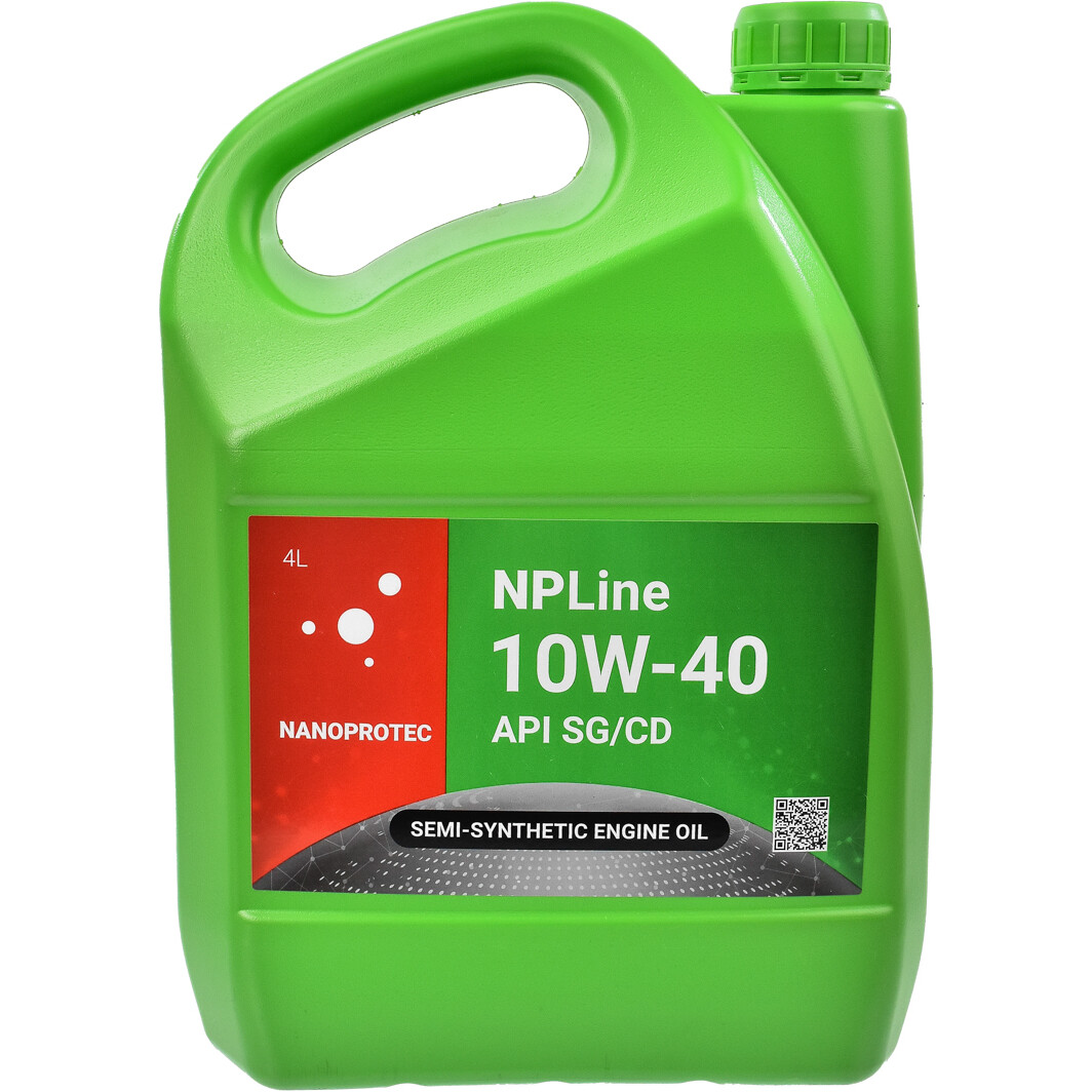 Моторное масло Nanoprotec NPLine SG/CD 10W-40 4 л на Chevrolet Zafira