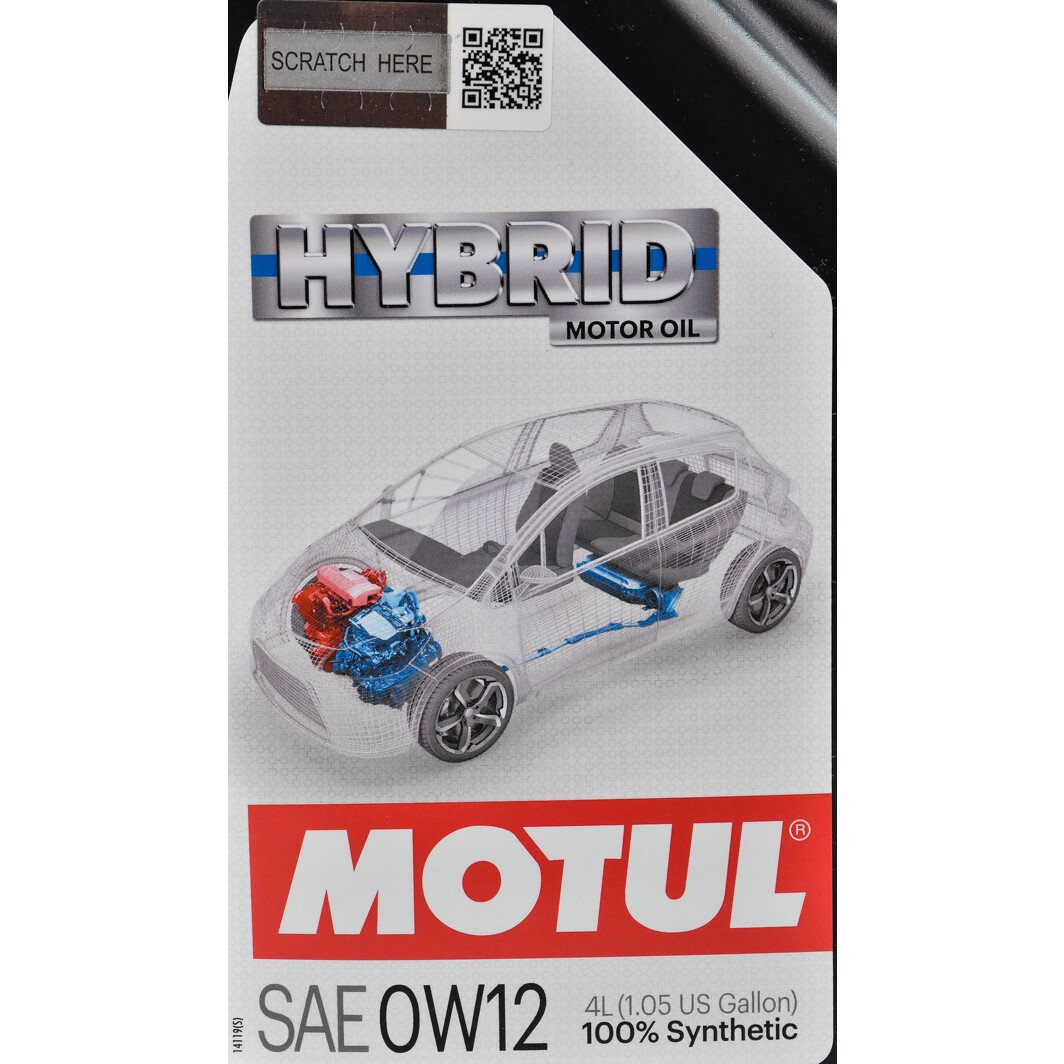 Моторна олива Motul Hybrid 0W-12 4 л на Ford B-Max