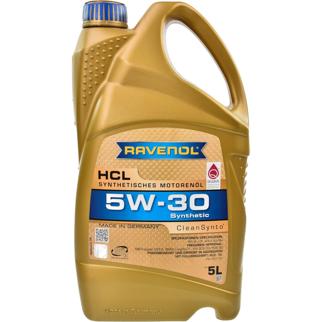 Моторное масло Ravenol HCL 5W-30 5 л на Daewoo Leganza
