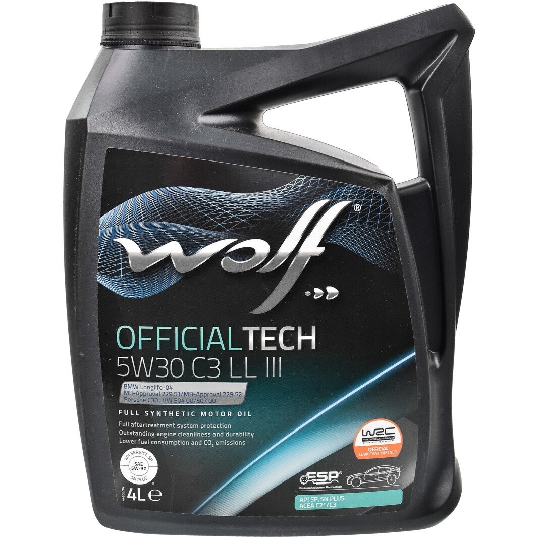 Моторное масло Wolf Officialtech C3 LL III 5W-30 4 л на Honda City