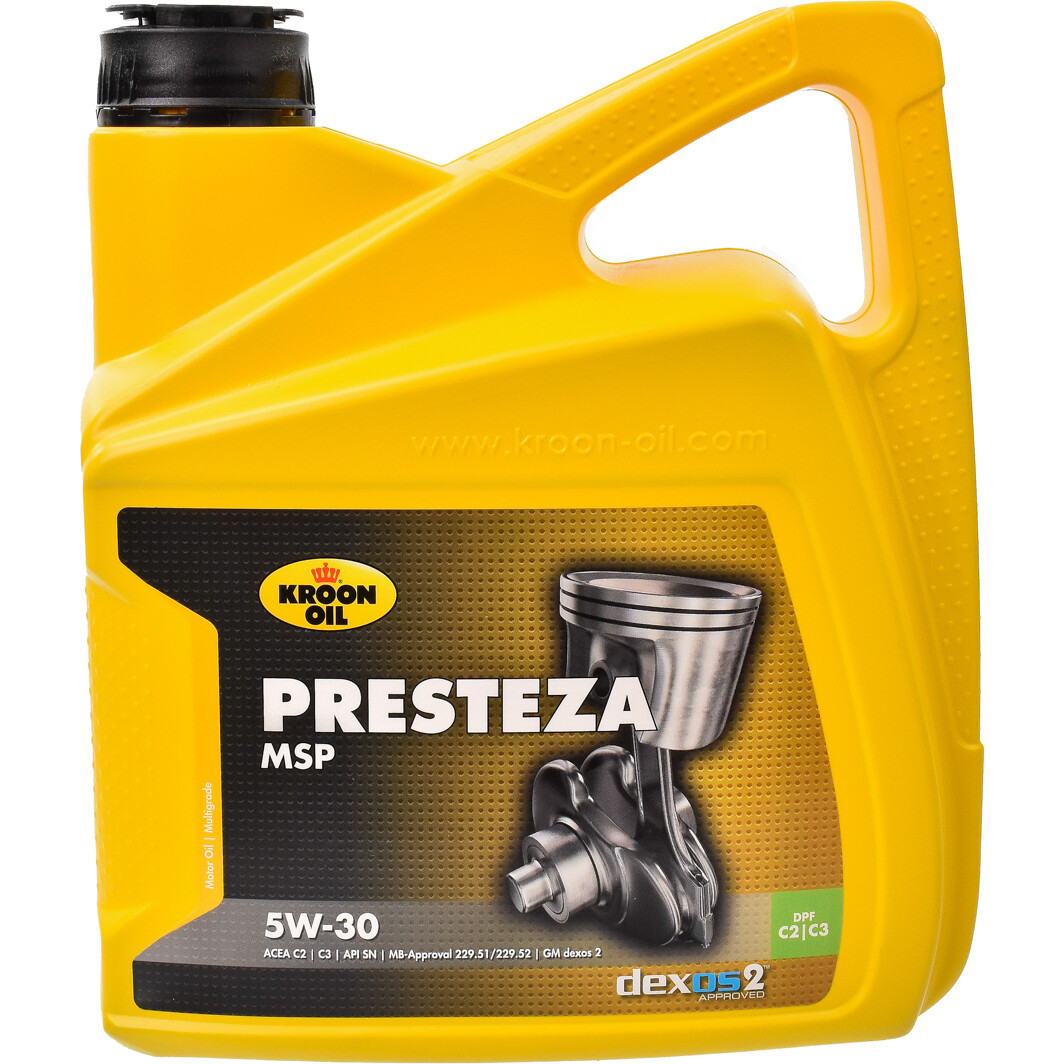 Моторна олива Kroon Oil Presteza MSP 5W-30 4 л на Honda Prelude