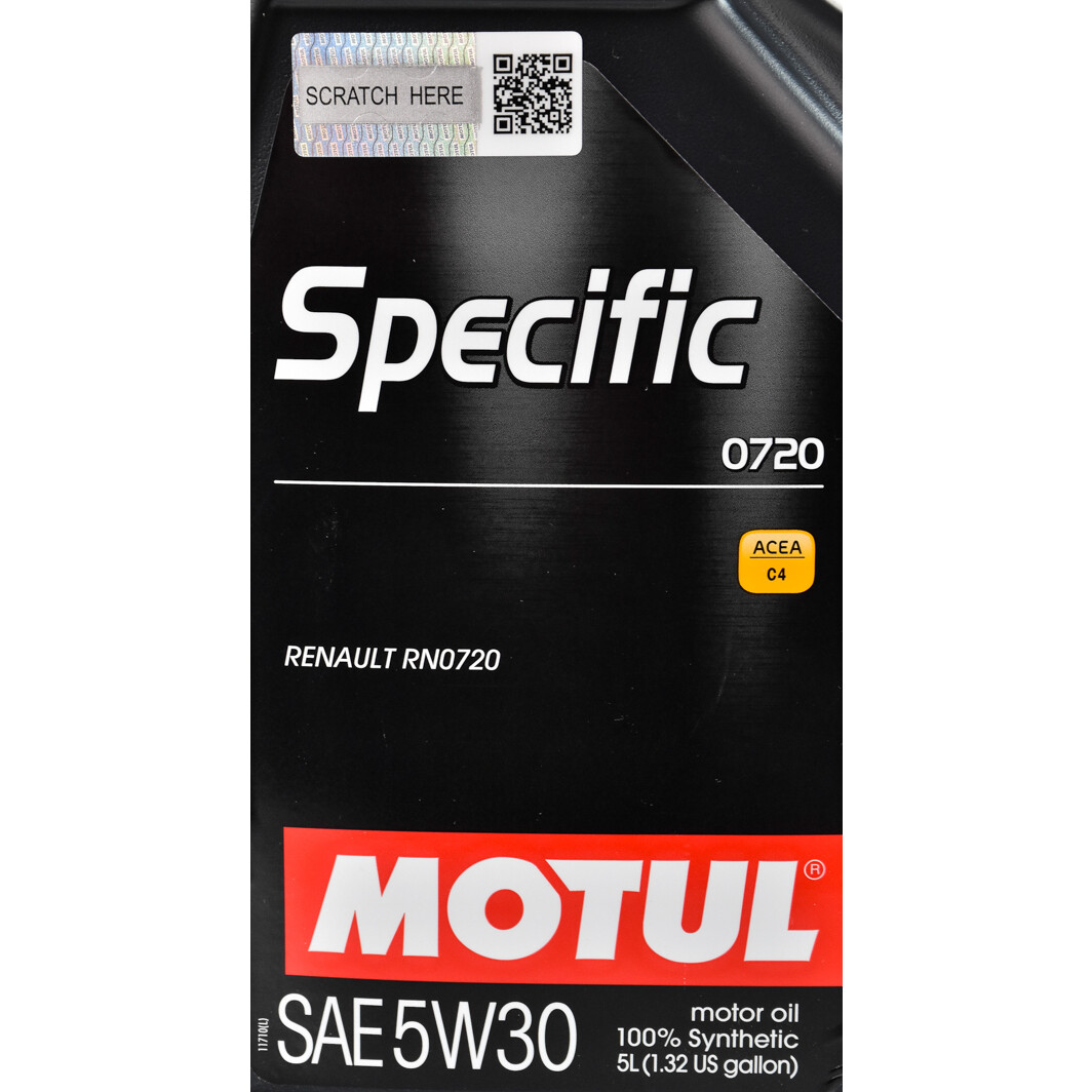 Моторна олива Motul Specific 0720 5W-30 5 л на Hyundai ix55