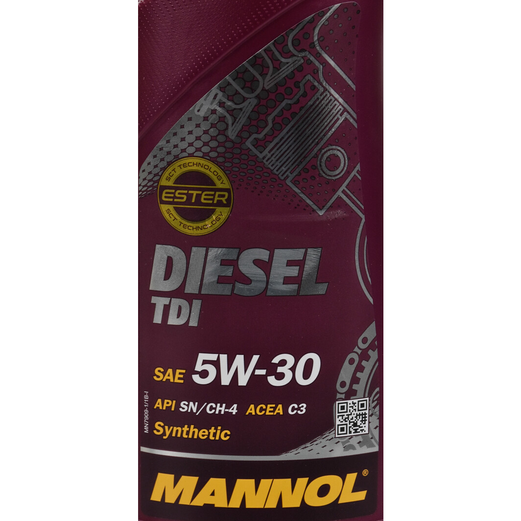 Моторна олива Mannol Diesel TDI 5W-30 1 л на Land Rover Freelander