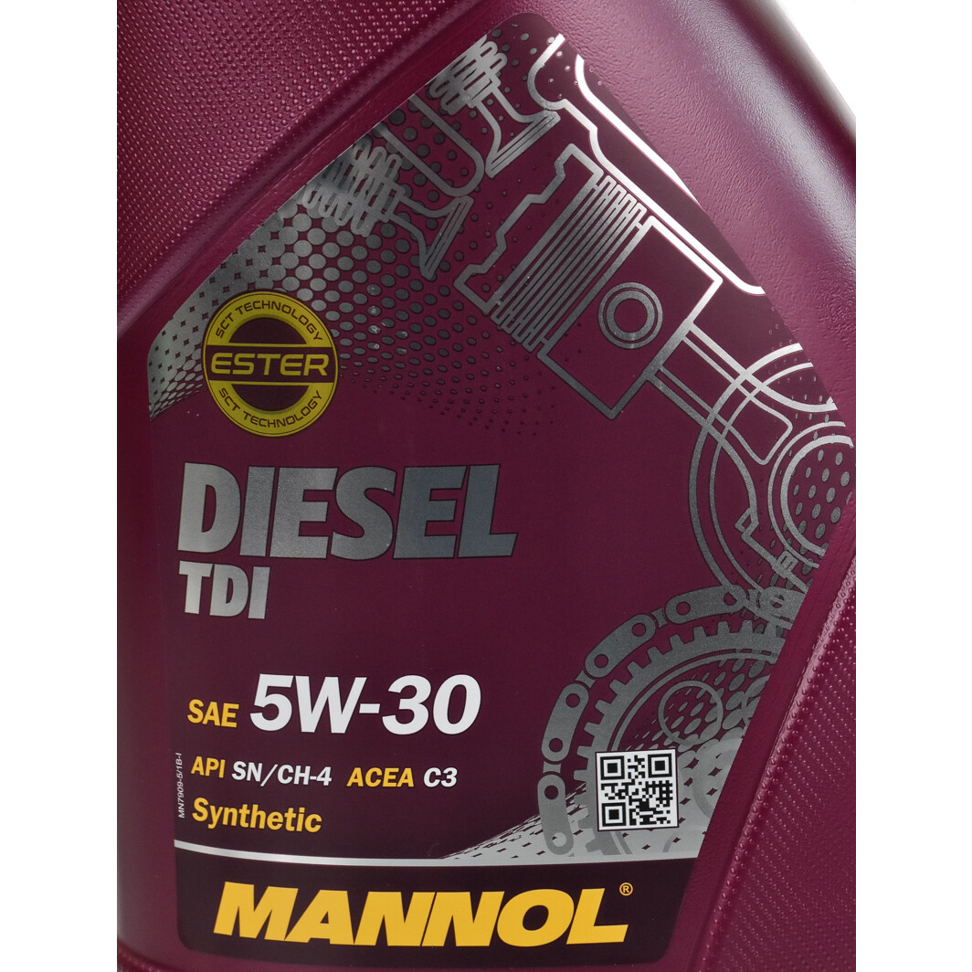 Моторна олива Mannol Diesel TDI 5W-30 5 л на Mitsubishi Mirage